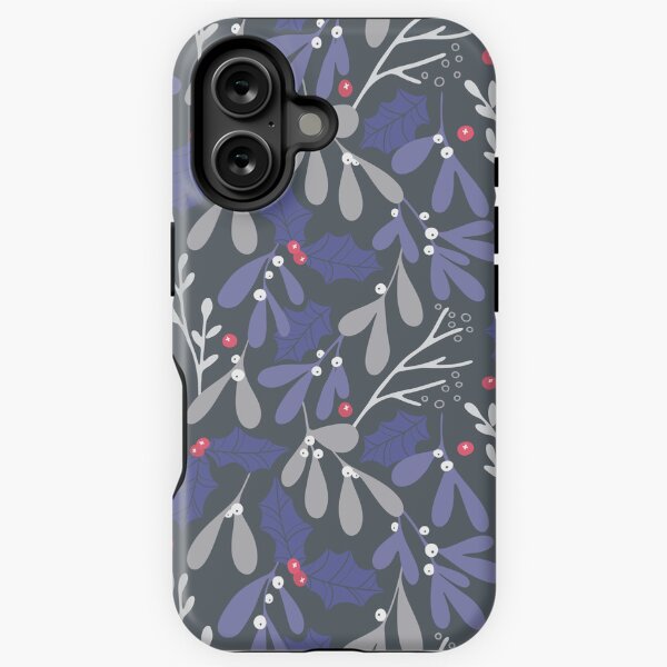 Item preview, Winterzauber dark – Floral pattern designed and sold by Melanie Penndorf.