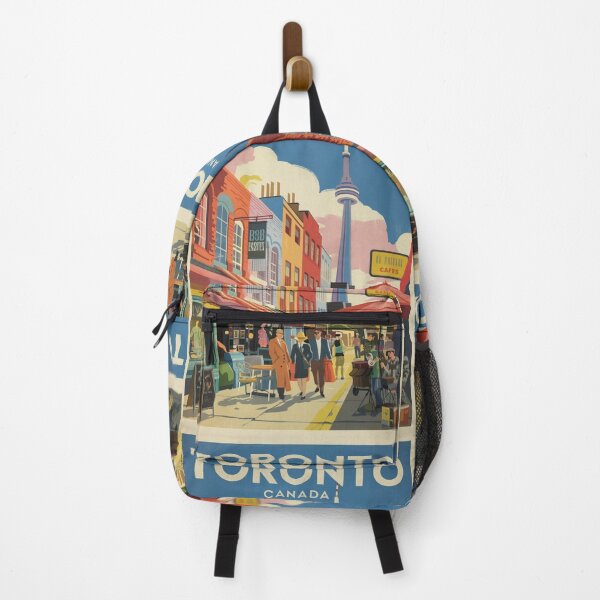 Item preview, Toronto Vintage Travel Poster designed and sold by TravelerRat.