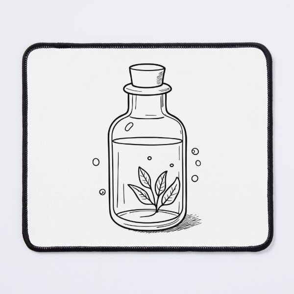 Item preview, a glass ampoule filled with liquid and leaf designed and sold by rasagamastore.