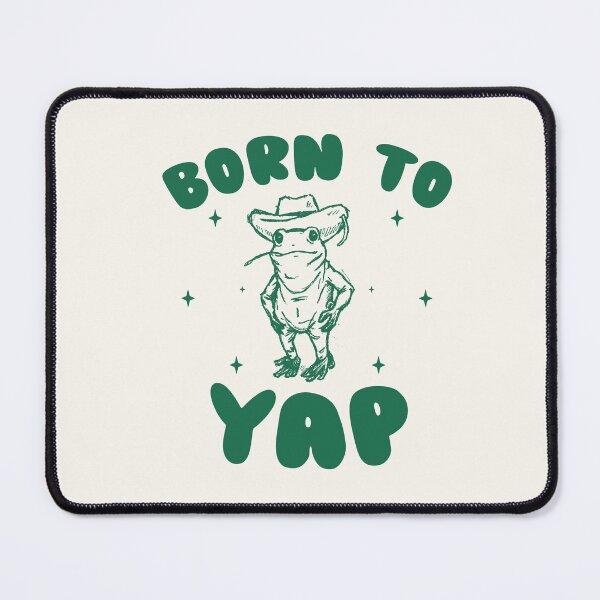 Item preview, Born to Yap Y2k Style Shirt, Weird T Shirt, Meme T Shirt, Retro Funny Frog Shirt, Frog Meme designed and sold by samidsou.