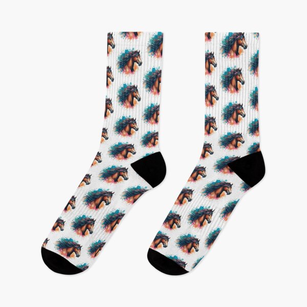 Item preview, A beautiful horse with a colorful background designed and sold by Marcoshop10.