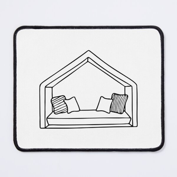 Item preview, alcove filled with cushions in a cozy room designed and sold by rasagamastore.