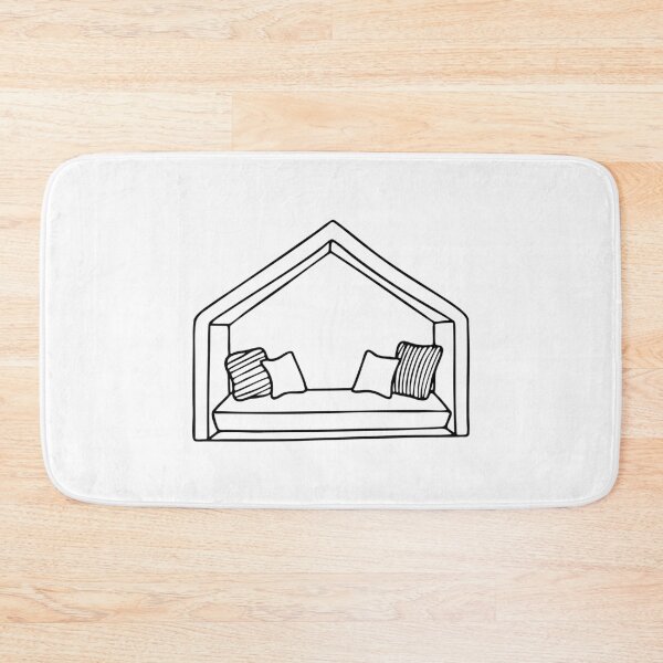 Item preview, alcove filled with cushions in a cozy room designed and sold by rasagamastore.