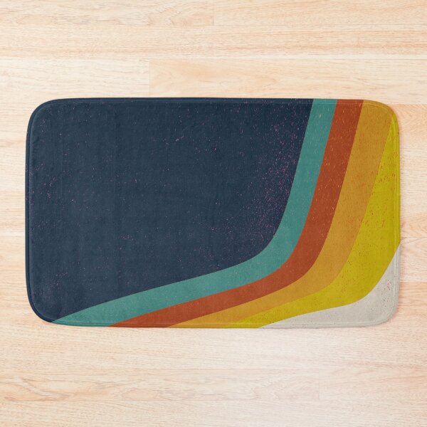Item preview, Dark Blue, Burnt Orange 70s Retro Wave Pattern designed and sold by murraymont.