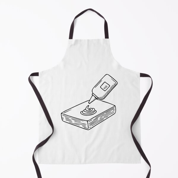 Item preview, an adhesive being applied to paper designed and sold by rasagamastore.