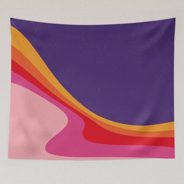 Item preview, Groovy Sunset Retro Wave Pattern designed and sold by murraymont.