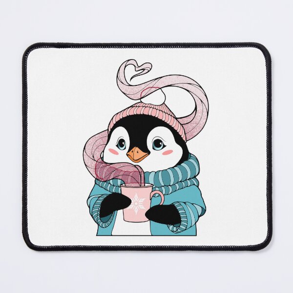 Item preview, Cozy Kawaii Penguin at Tea Time designed and sold by ObsidianDaz.