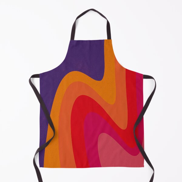 Item preview, Apricot, Magenta, Dark Purple Retro Wave Pattern designed and sold by murraymont.