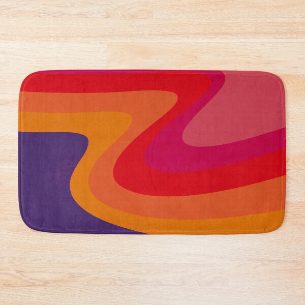 Item preview, Apricot, Magenta, Dark Purple Retro Wave Pattern designed and sold by murraymont.