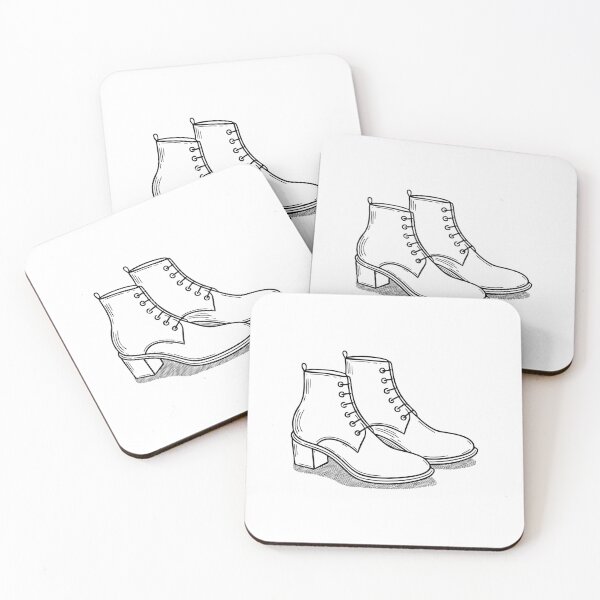 Item preview, a pair of ankle boots on display in a shoe store designed and sold by rasagamastore.