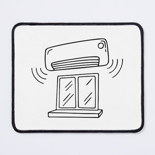 Item preview, an Air Conditioner Mounted Above a Window designed and sold by rasagamastore.