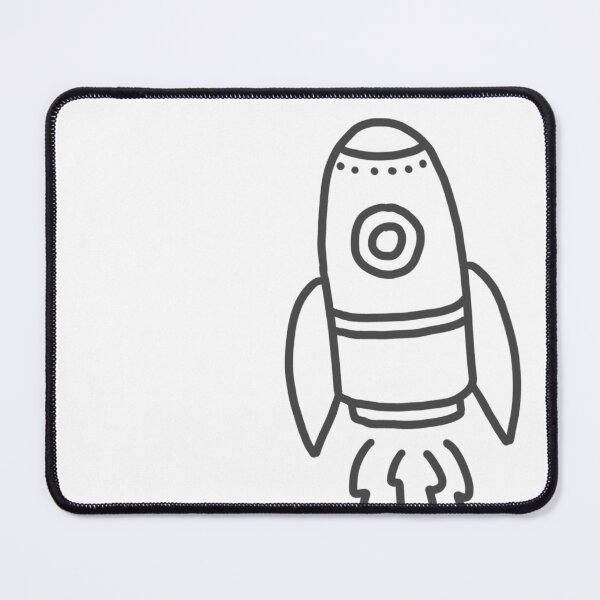 Item preview, Space Rocket by DRAW WITH BOO designed and sold by DRAW-WITH-BOOO.