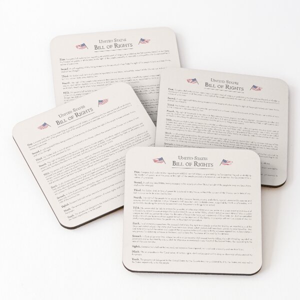 Item preview, American Bill of Rights: First Ten Amendments designed and sold by WisdomOfClouds.