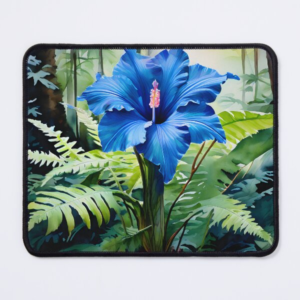 Item preview, Blue flower in the trees designed and sold by lauriclf.