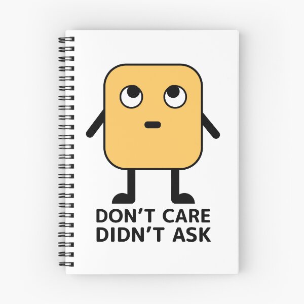 Item preview, Don't Care Didn't Ask, Sassy Sarcastic Attitude Quote designed and sold by Sunserize Designs.
