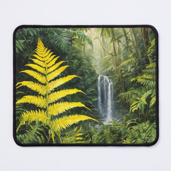 Item preview, Yellow fern designed and sold by lauriclf.
