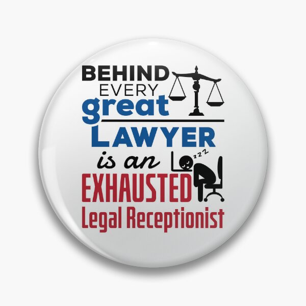 Item preview, Funny Legal Receptionist Front Desk Exhausted designed and sold by jaygo.
