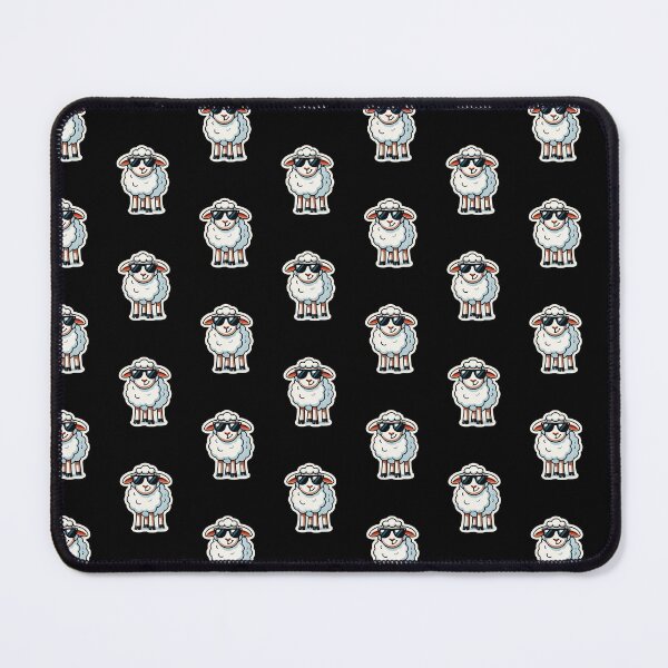 Item preview, Happy and Cool White Sheep designed and sold by LewpyG.