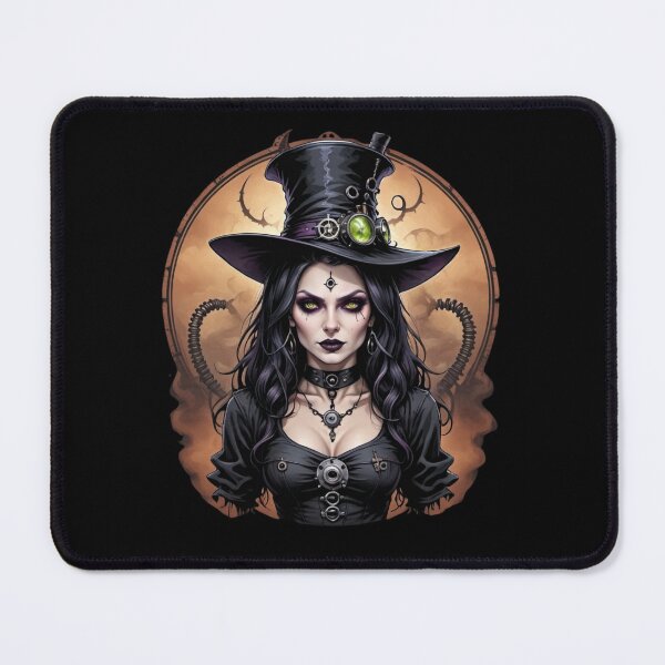 Item preview, Steampunk Witch, Fantasy Art, Fantasy Witch, Trick Or Treat designed and sold by 72artteam.