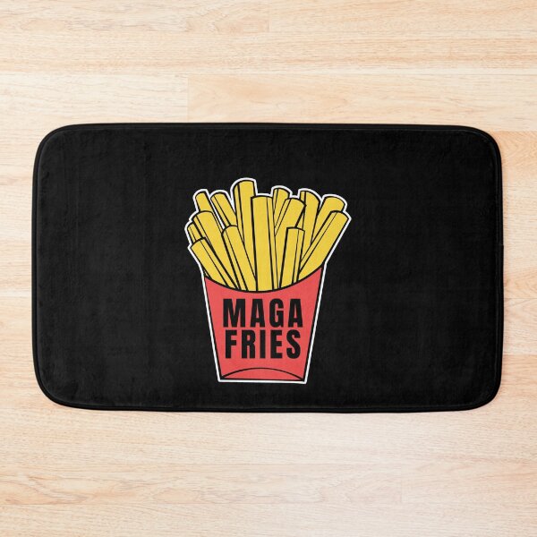 Aperçu de l'œuvre Maga Fries, des frites amusantes et Trump créée et vendue par Lady-Frost.