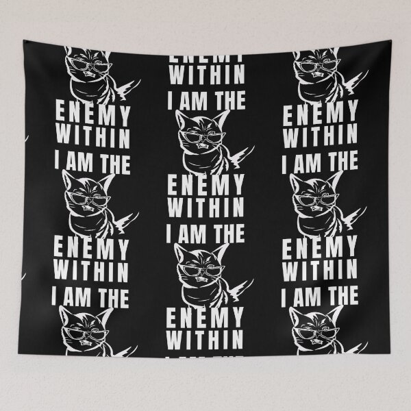 Item preview, I am the enemy within cat designed and sold by Lady-Frost.