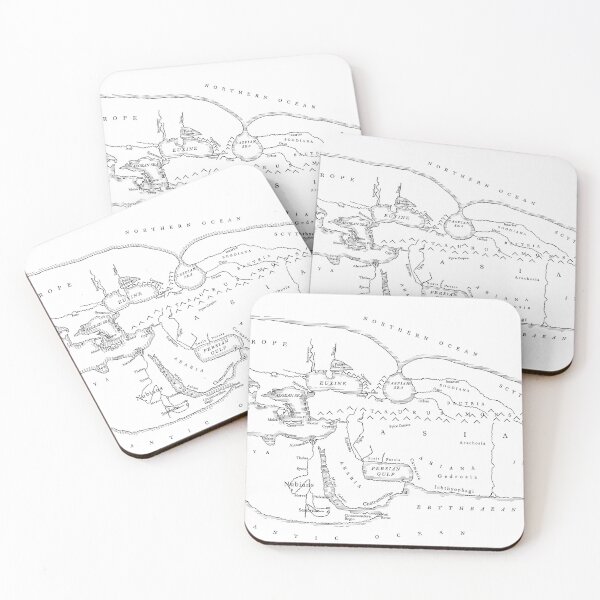 Item preview, Ancient Greek World Map designed and sold by ScholarlyGiftsCo.