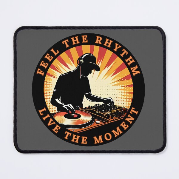 Item preview, DJ Headphones Feel The Rhythm designed and sold by MoonMonkeyNbear.