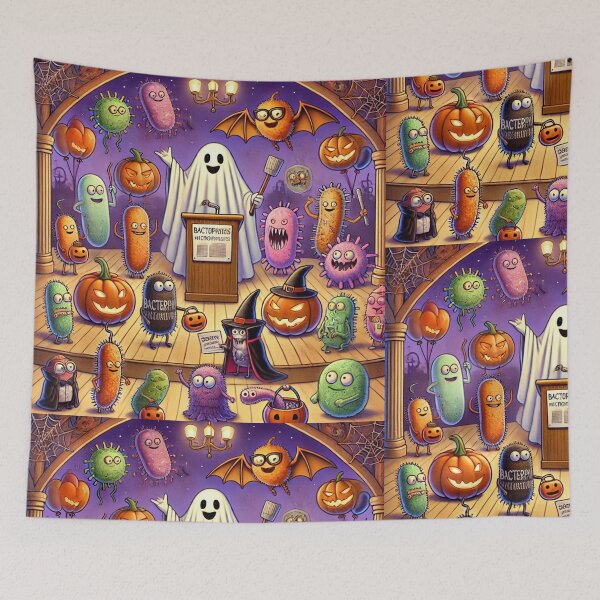 Item preview, Spooky Microbes Trick-or-Treating in Halloween Fun designed and sold by AdoraSticks.