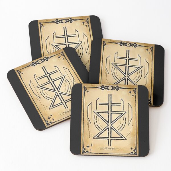 Item preview, Nemesis Symbol Vintage Art Drawing designed and sold by Earth Nature Creations.