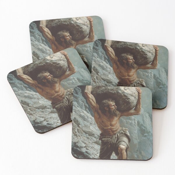 Item preview, Sisyphus and His Eternal Struggle designed and sold by KootenayDesigns.