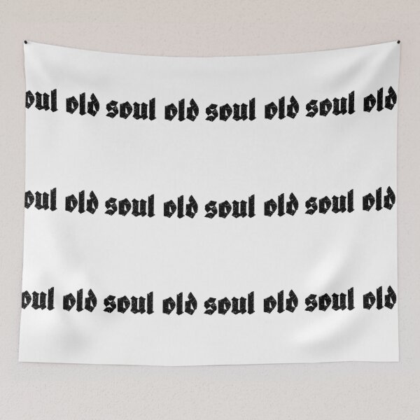 Item preview, Old Soul Calligraphic Typography designed and sold by JashJhaveri.