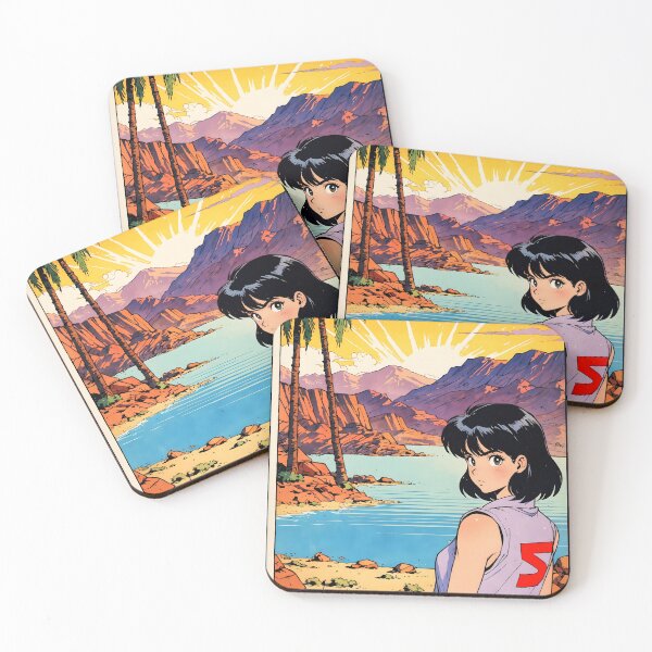 Item preview, Arizona USA Retro Anime Girl 80s Vintage Travel designed and sold by Retro-Anime9.