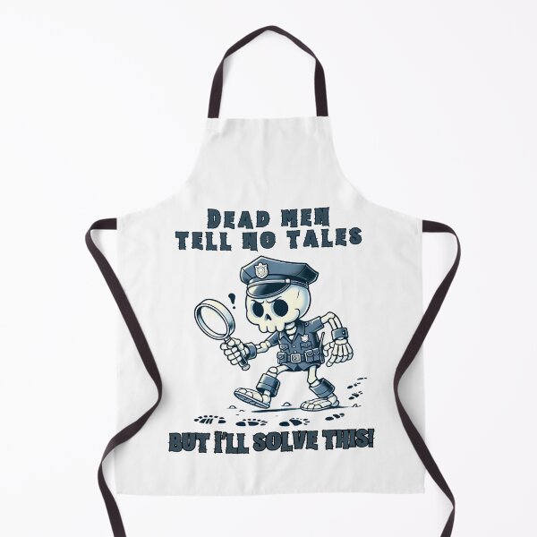 Item preview, Police Skeleton, Dead Serious Detective: Solving Crimes Beyond the Grave designed and sold by NicoDesignArt.
