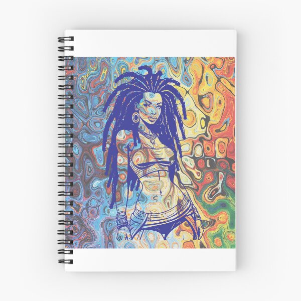 Item preview, Bold silhouette of a woman with dreadlocks. designed and sold by BenO63.