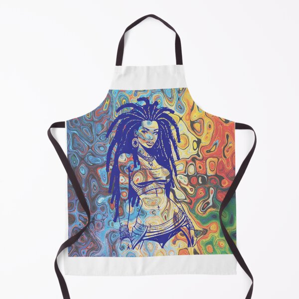 Item preview, Bold silhouette of a woman with dreadlocks. designed and sold by BenO63.