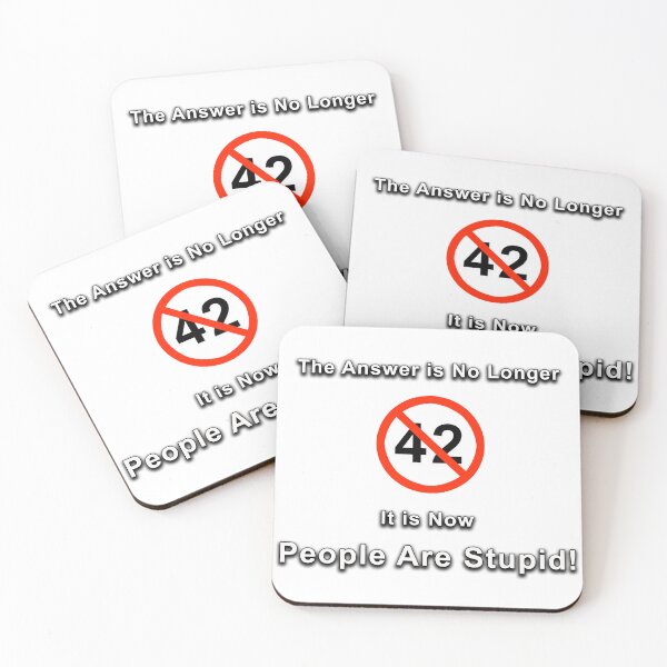 Item preview, The Answer is People are Stupid! designed and sold by Warren Paul Harris.