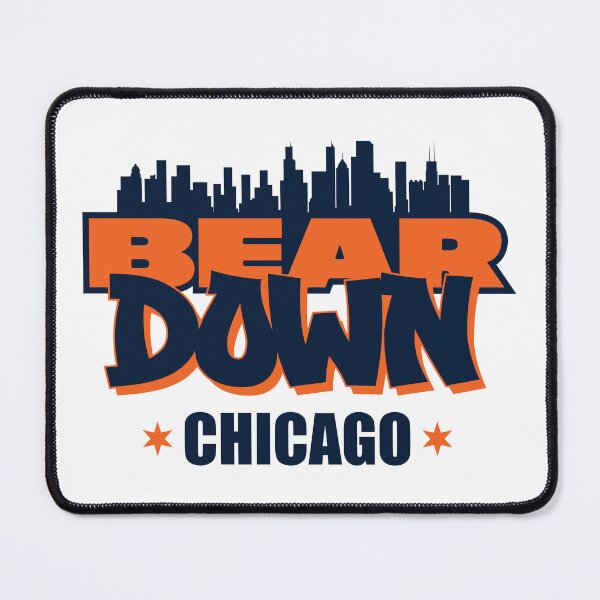 Item preview, Bear Down Chicago Skyline Wordmark designed and sold by Bear Creative.