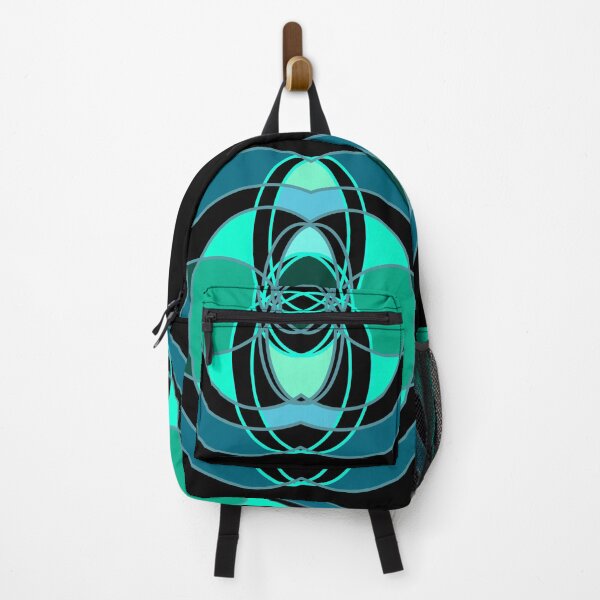 Item preview, Blue and green abstract geometric design designed and sold by Stefrait-7.