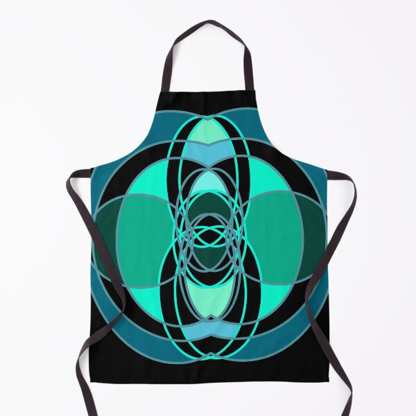 Item preview, Blue and green abstract geometric design designed and sold by Stefrait-7.