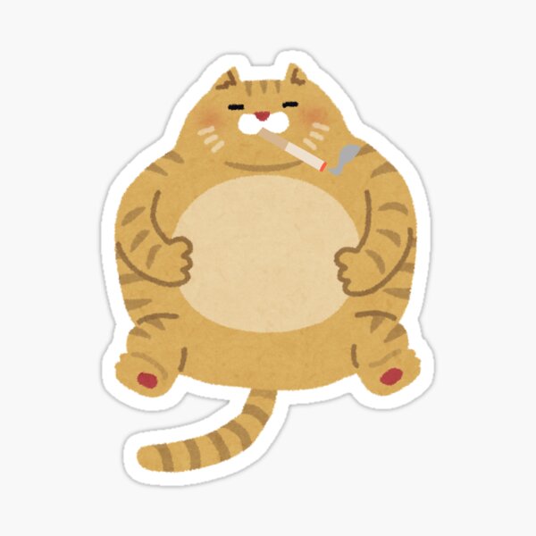 Artikel-Vorschau von Zigarettenkatze, designt und verkauft von Playful Strokes.