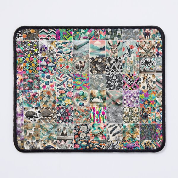 Item preview, Eclectic Pattern Collection - Nature, Geometric, and Wildlife Designs designed and sold by artfullyprompt.