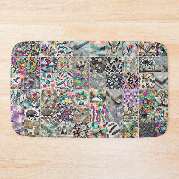 Item preview, Eclectic Pattern Collection - Nature, Geometric, and Wildlife Designs designed and sold by artfullyprompt.