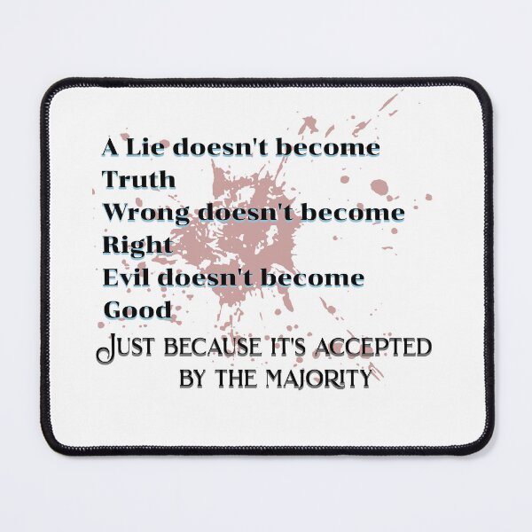 Item preview, A lie doesn't become truth designed and sold by absurditeestore.