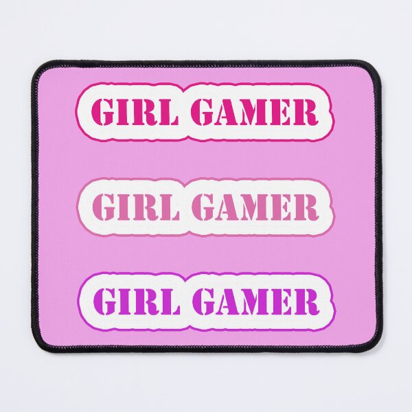 Item preview, Girl Gamer Words x 3 Girly Colors Text and Outline designed and sold by Beachy.