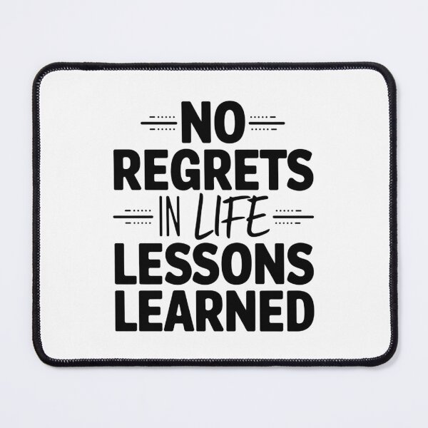 Item preview, No Regrets in Life Just Lessons Learned designed and sold by ayoolite.
