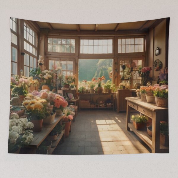 Item preview, The Enchanted Flower Haven designed and sold by BlareBlare.