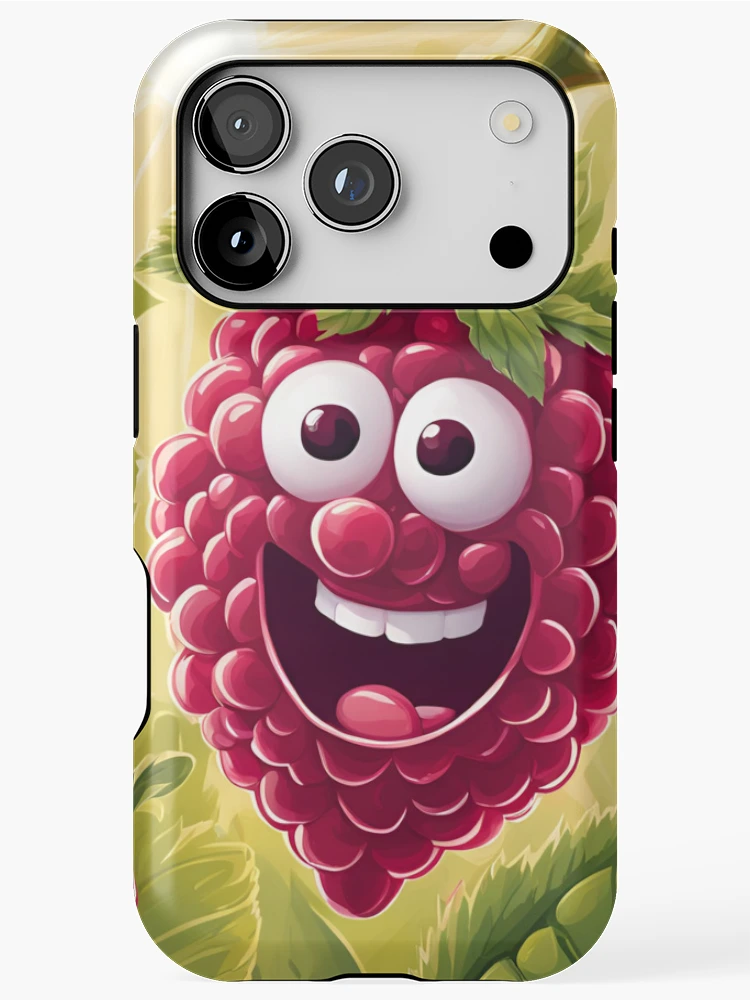Thumbnail 1 of 4, iPhone Case, Cuty Raspberry designed and sold by Gina-Rosa.