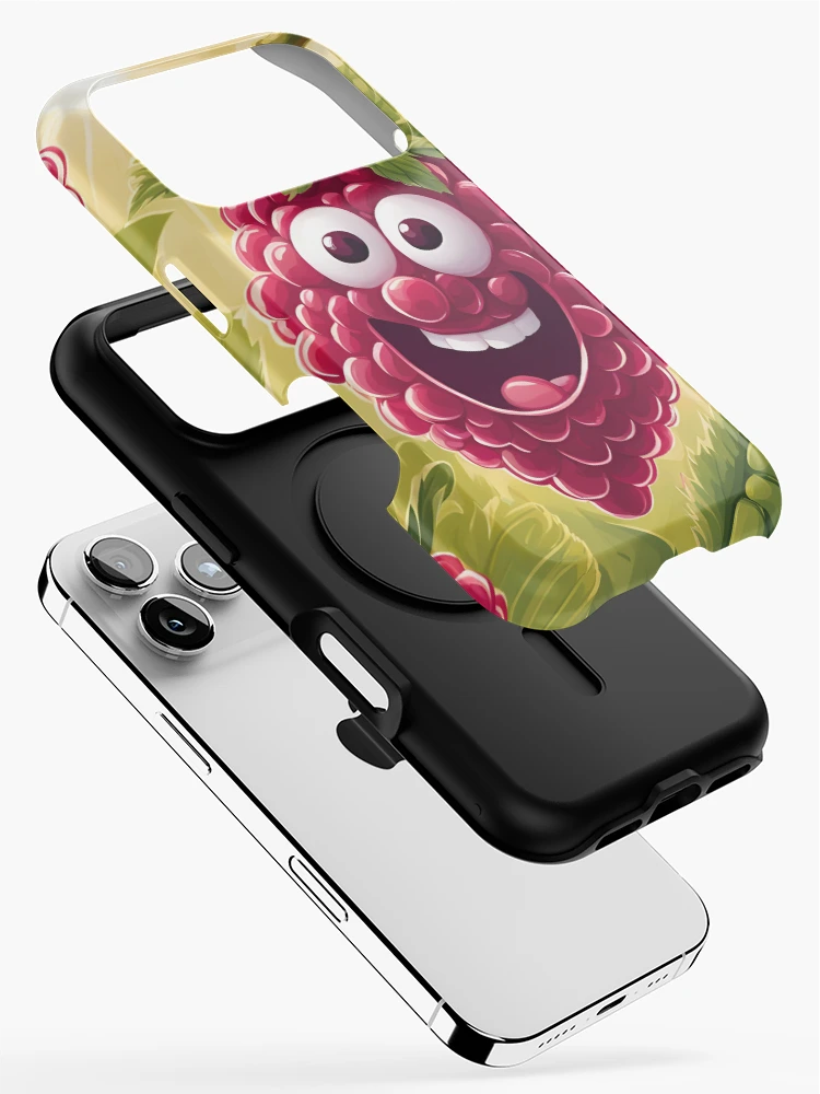 Thumbnail 2 of 4, iPhone Case, Cuty Raspberry designed and sold by Gina-Rosa.