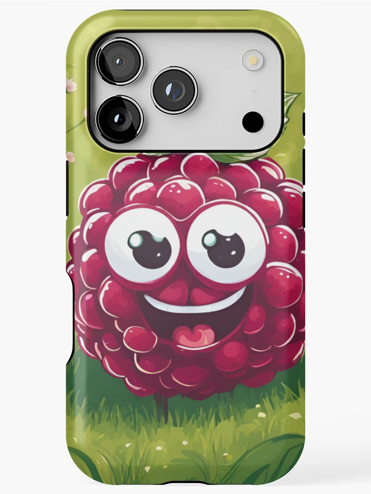 Thumbnail 1 of 4, iPhone Case, Cuty Raspberry designed and sold by Gina-Rosa.