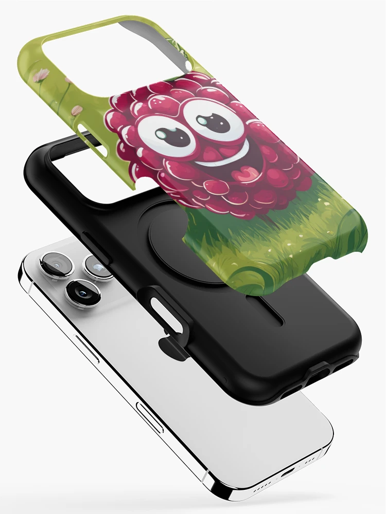 Thumbnail 2 of 4, iPhone Case, Cuty Raspberry designed and sold by Gina-Rosa.
